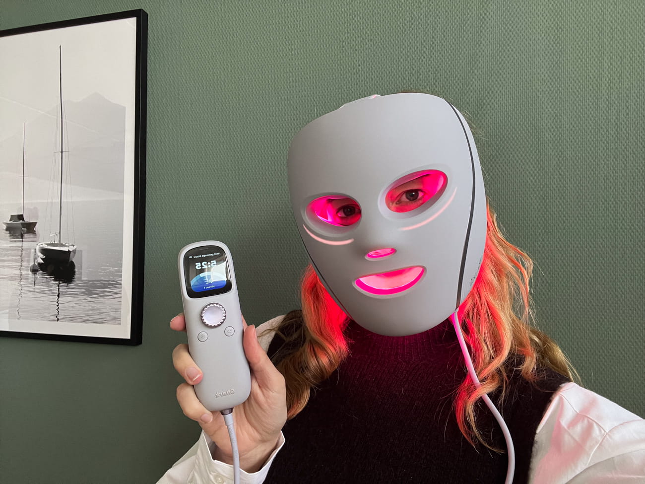 Shark CryoGlow led masker review en ervaring